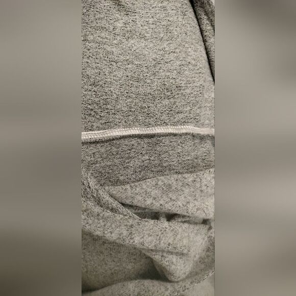 Torrid Faux Wrap Gray Hacci Knit Sweater Dress Plus Size 0X - Picture 8 of 11